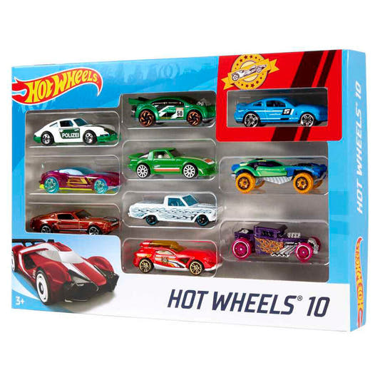 Blíster Hot Wheels con 10 coches a escala 1:64 - 5