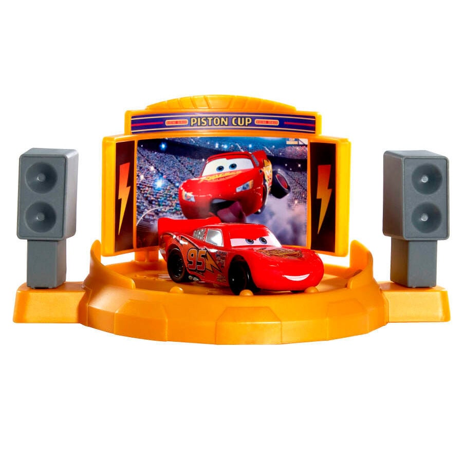 Pista de acrobacias Copa Pistón de Cars con coche de Rayo McQueen - 5