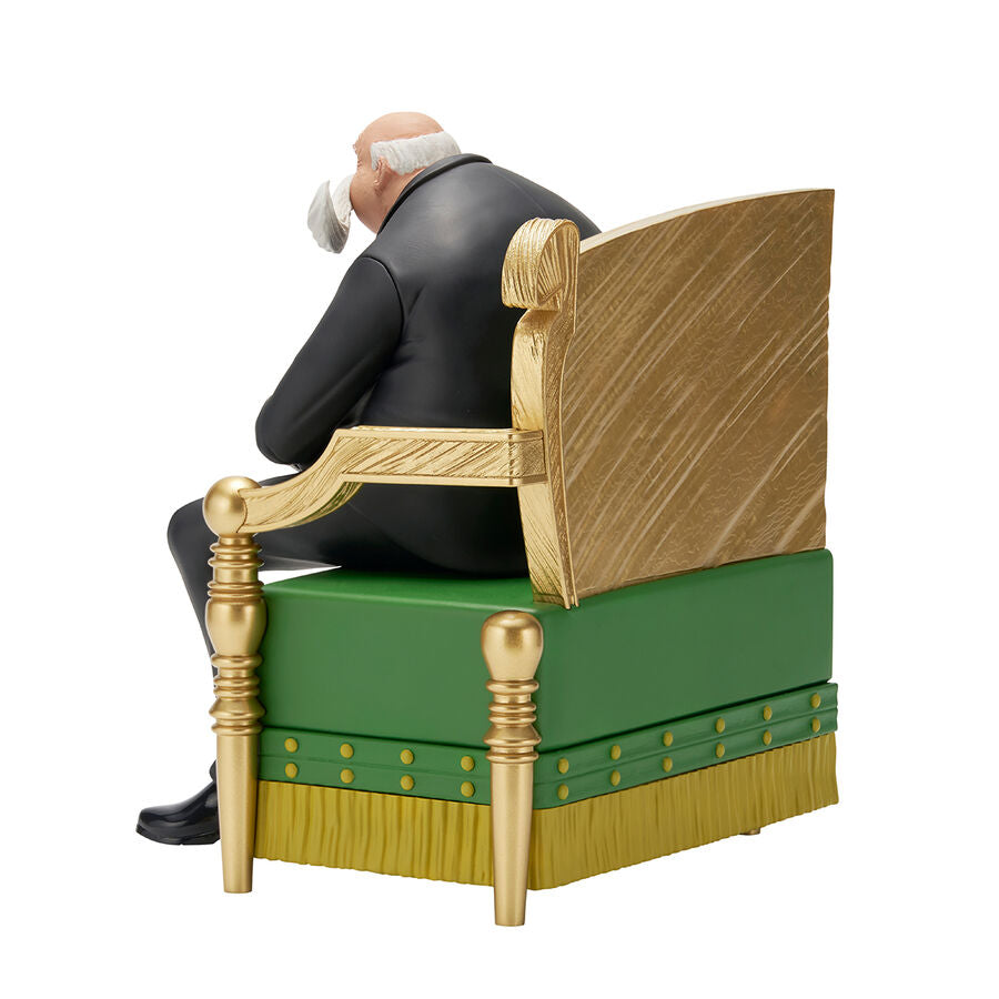 Figura Ichibansho de Saint Topman Warcury sentado en un trono verde y dorado - 5