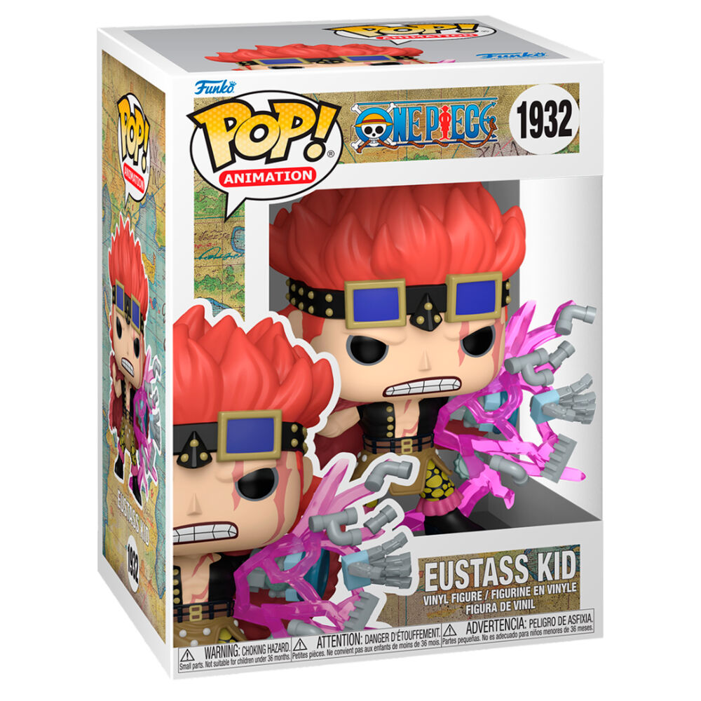 Figura Funko POP! de Eustass Kid de One Piece con efecto fucsia - 2