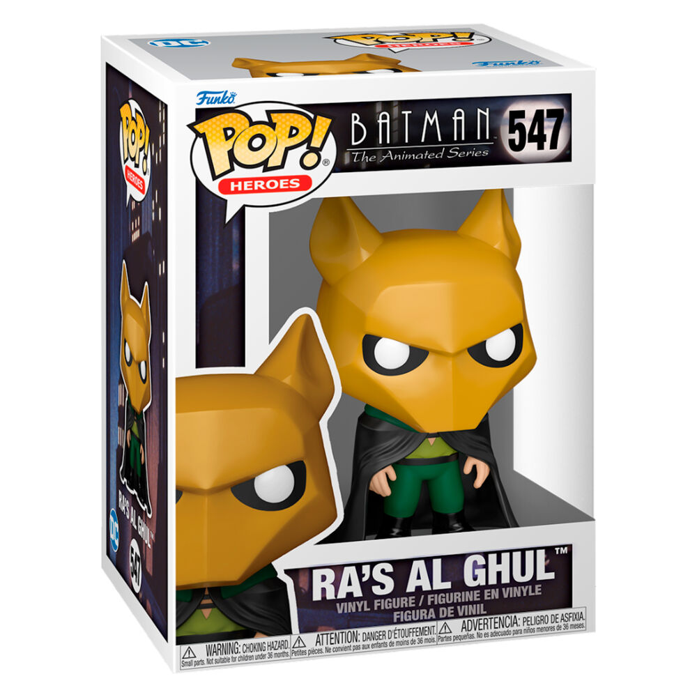 Figura Funko POP! de Ra's al Ghul con traje verde y capa negra - 2