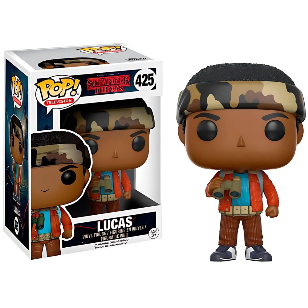 Figura Funko POP! de Lucas de Stranger Things con prismáticos - 3