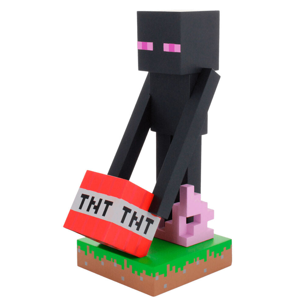 Soporte Cable Guy de Enderman Minecraft con bloque de TNT - 6