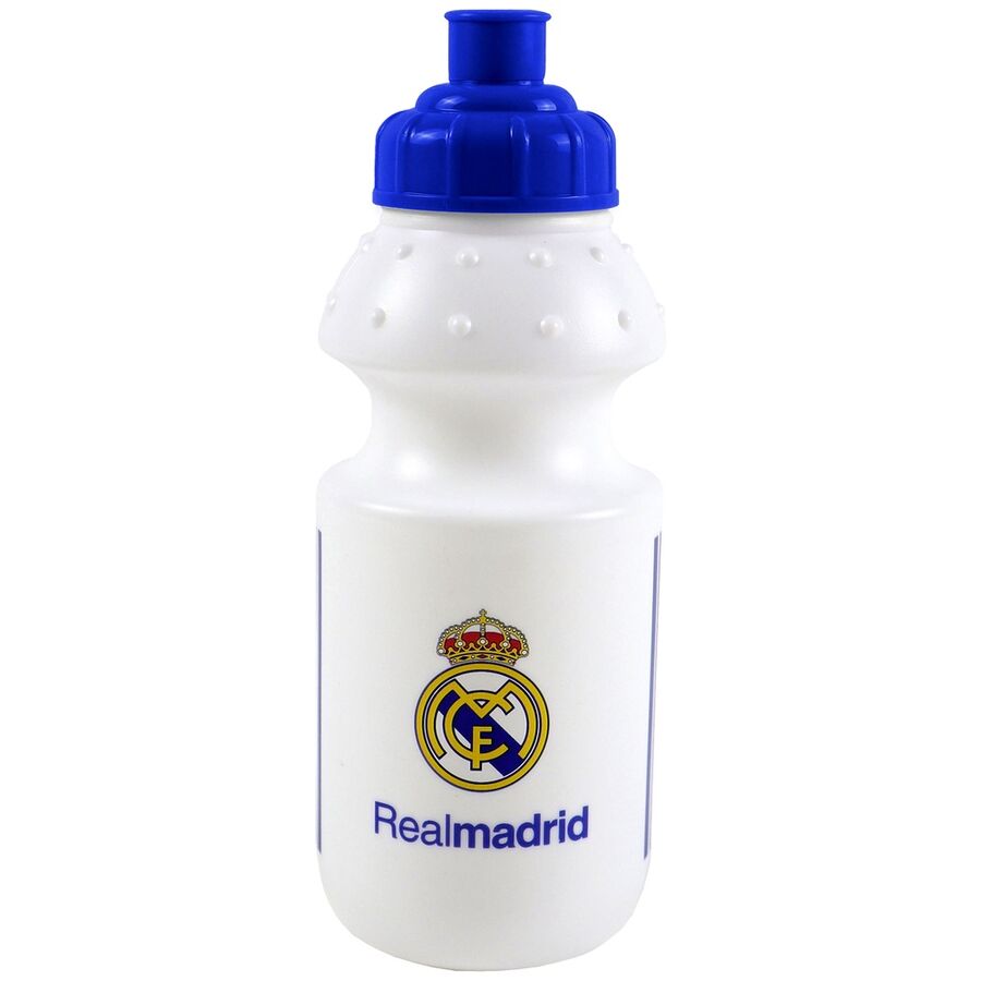 Cantimplora Real Madrid blanca y azul de 350 ml