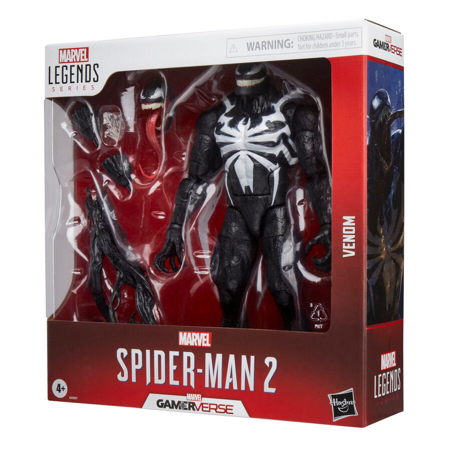 Figura articulada de Venom Marvel Legends en pose dinámica - 14