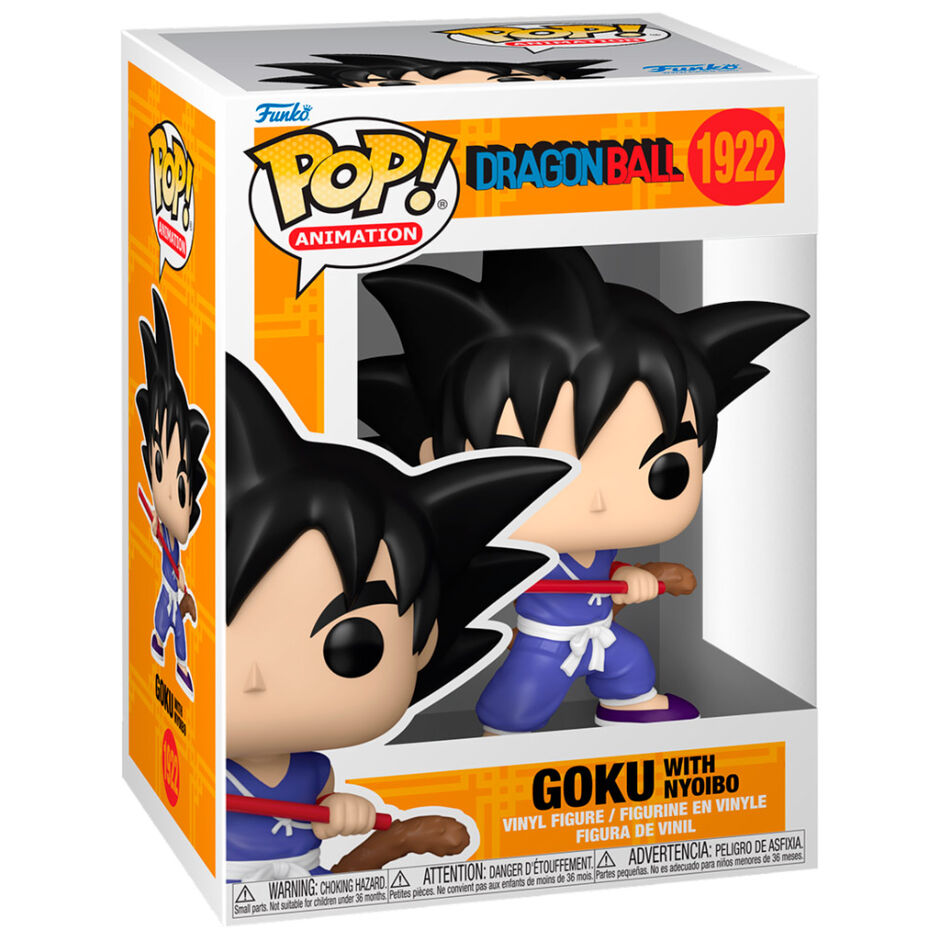Figura Funko POP! de Goku de Dragon Ball con bastón rojo - 2