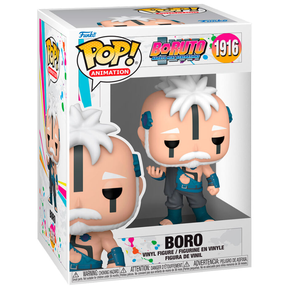 Figura Funko POP! de Boro de Boruto con cabello y barba blancos - 2