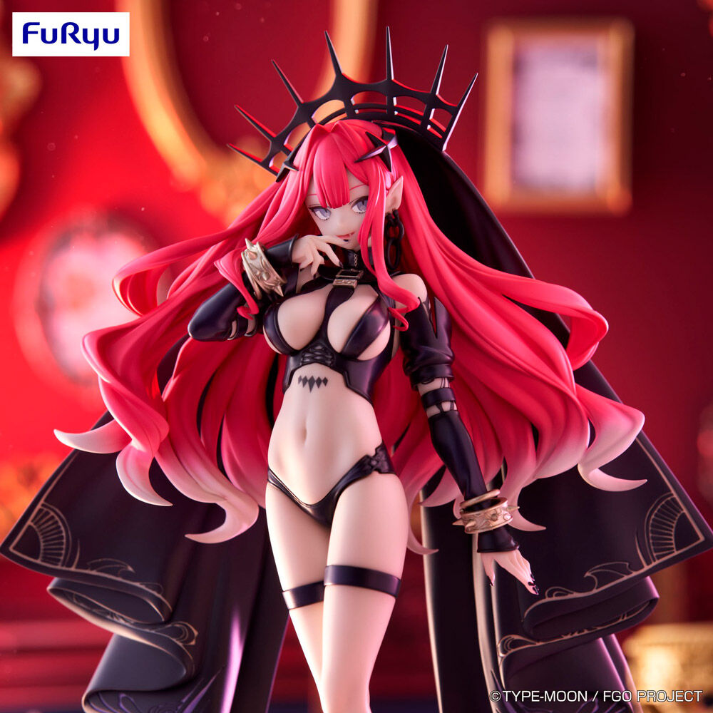 Figura Archer Baohan Sith de Fate/Grand Order con cabello rojo y atuendo negro - 4