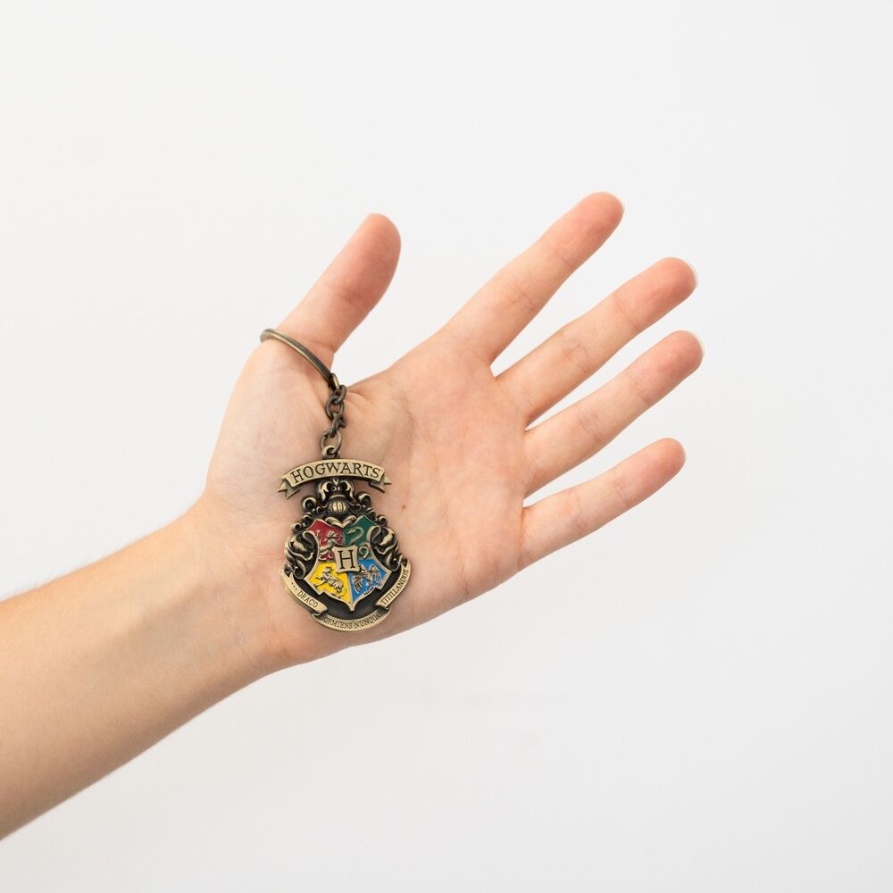 Llavero Hogwarts de Harry Potter con escudo de las cuatro casas - 5