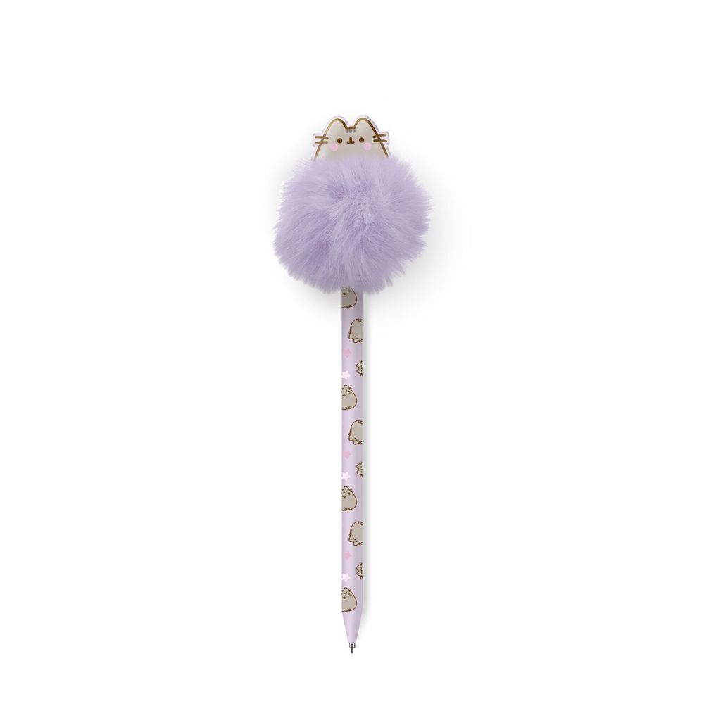 Bolígrafo Pusheen Moments con pompón lavanda