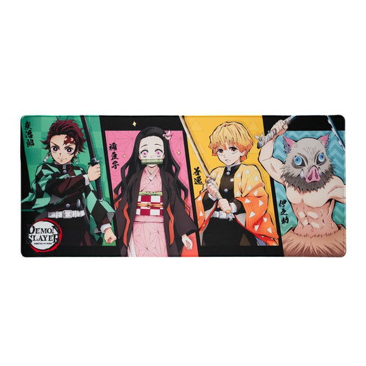 Alfombrilla gaming Demon Slayer con Tanjiro, Nezuko, Zenitsu e Inosuke - 2