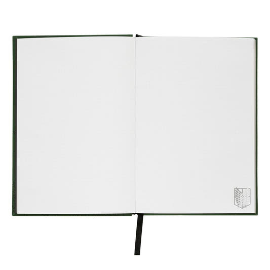 Cuaderno A5 ERIK de Attack on Titan con tapa verde y diseño de Final Season - 3