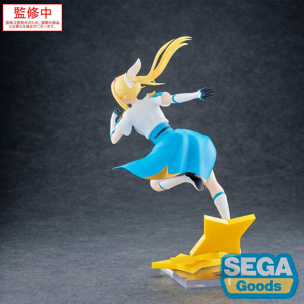 Figura de Hitomi Koshigaya Luminasta en pose dinámica sobre una base con estrellas - 4