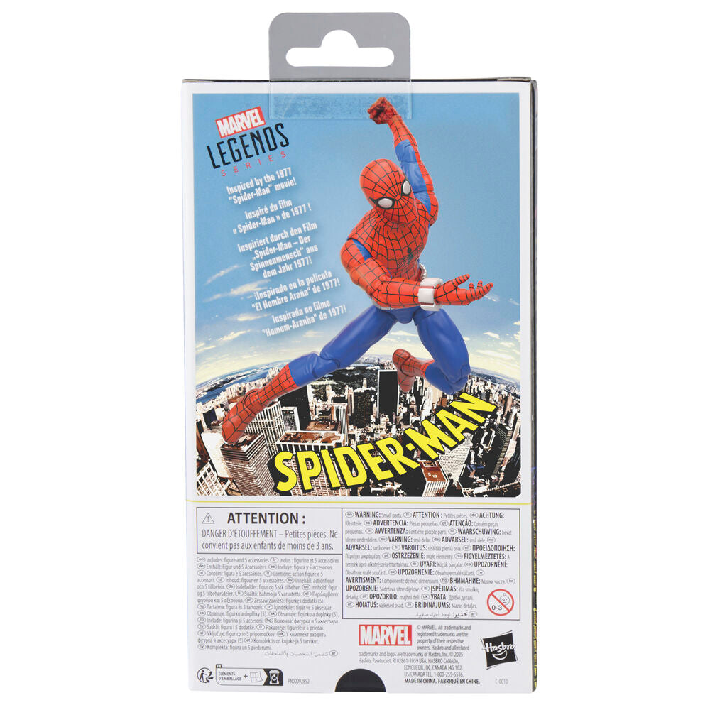 Figura articulada de Spider-Man Marvel Legends con manos alternativas y telarañas - 10