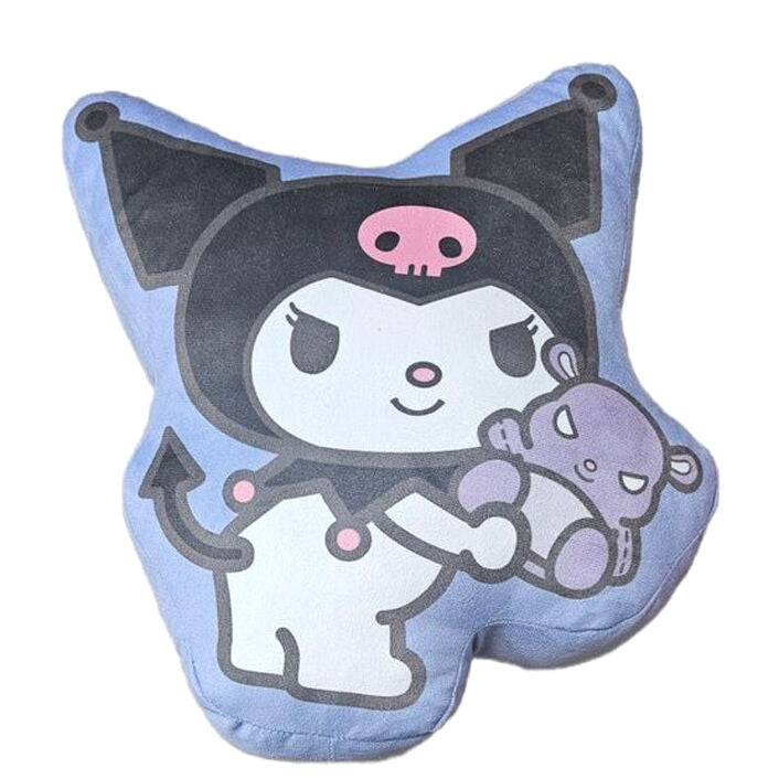 Cojín 3D de Kuromi SANRIO en tonos lavanda
