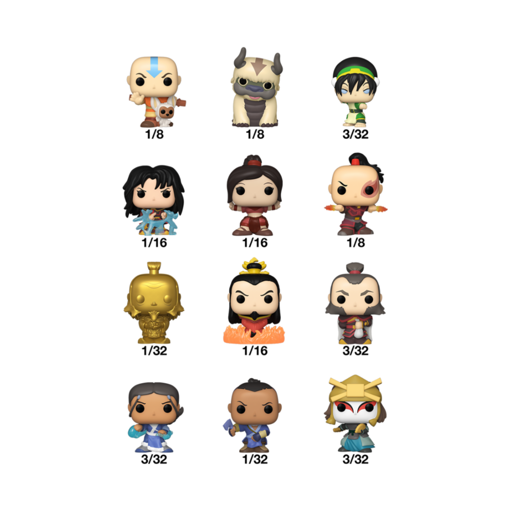 Figura Mystery Bitty POP! de Avatar: The Last Airbender - 2