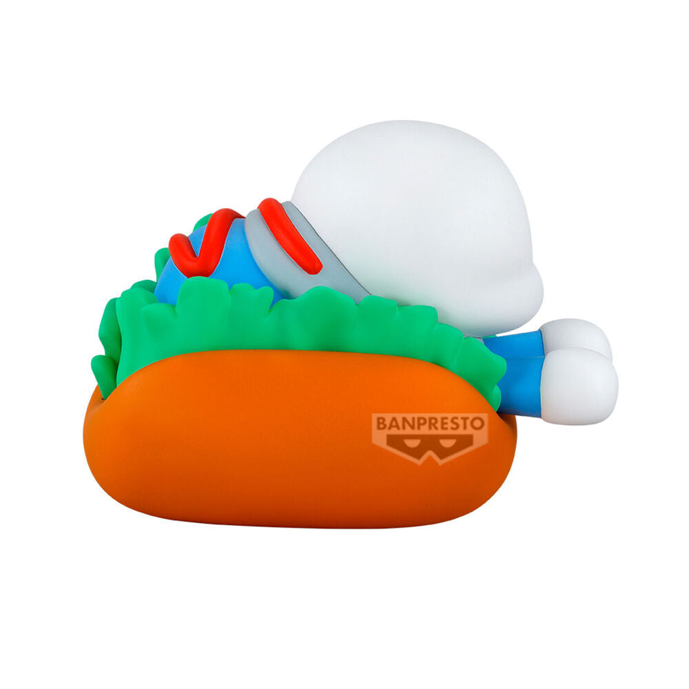 Figura Sans de BANPRESTO con diseño naranja, verde y azul - 4