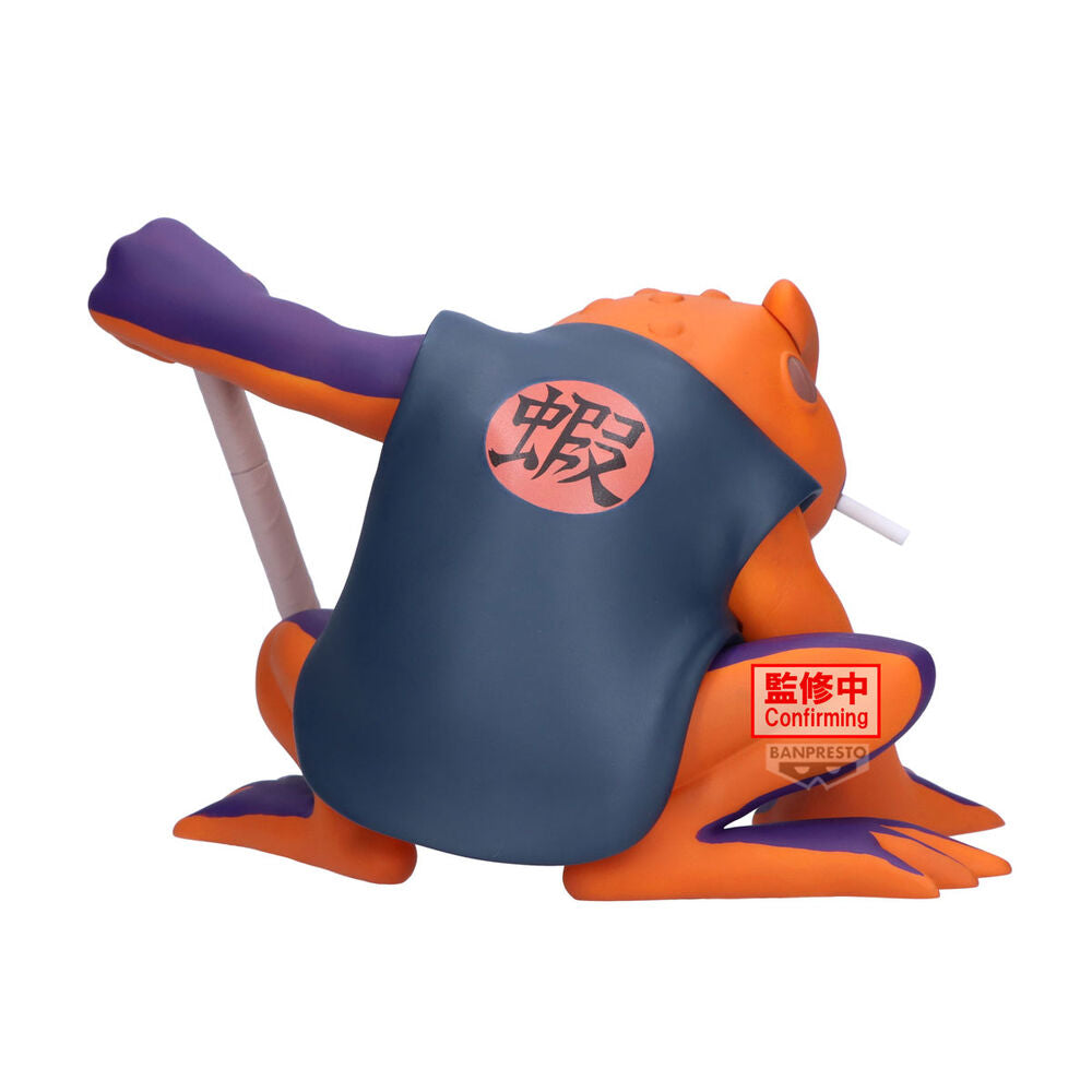 Figura de Gamakichi de Naruto Shippuden con bastón y campana dorada - 4