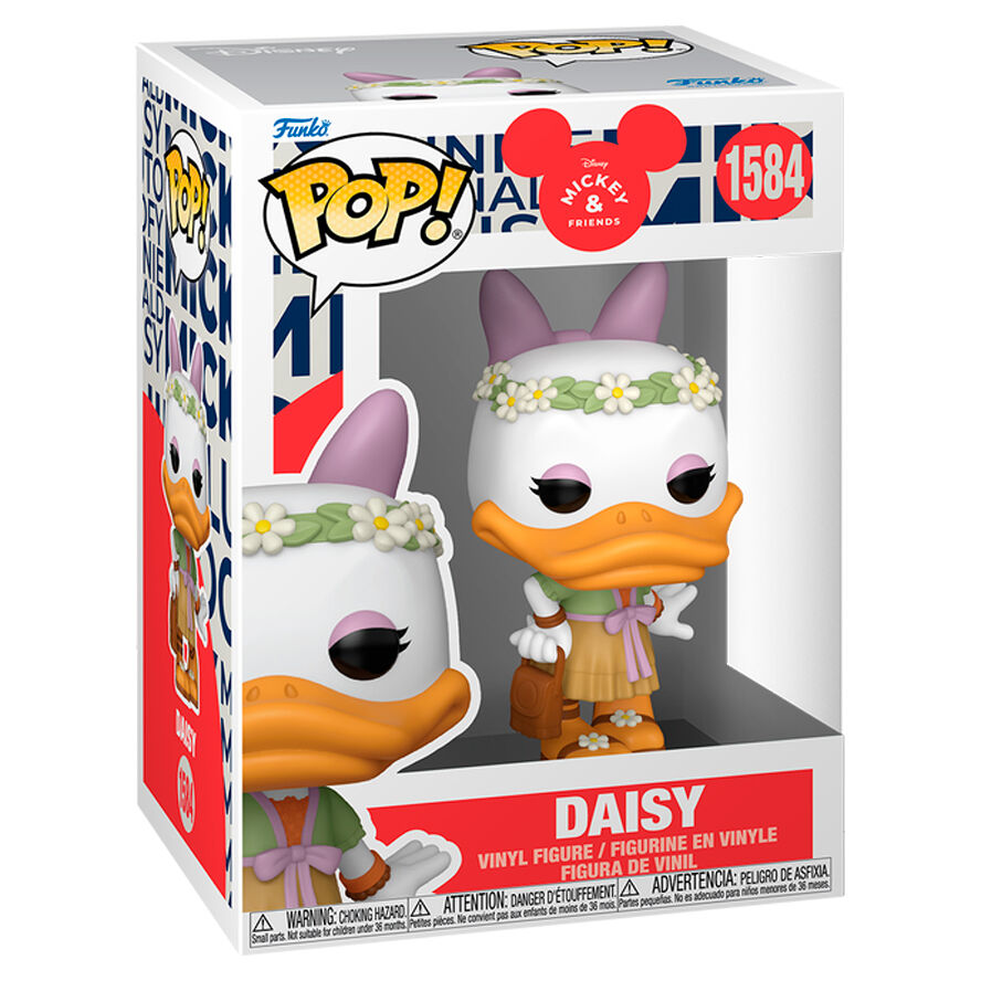 Figura Funko POP! de Daisy Disney con diadema floral y bolso - 2