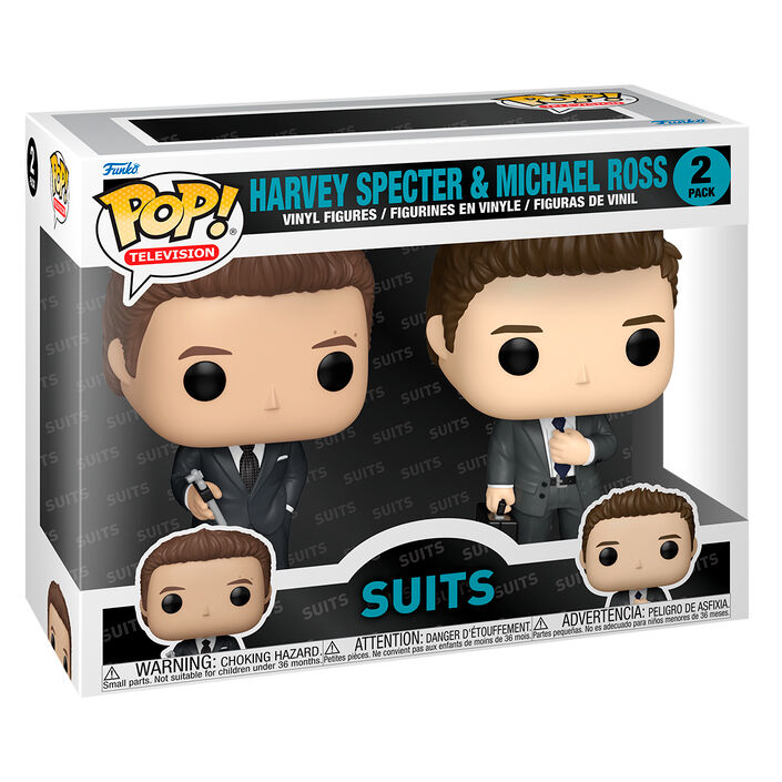 Blíster Funko POP! de Harvey Specter y Michael Ross de Suits - 2