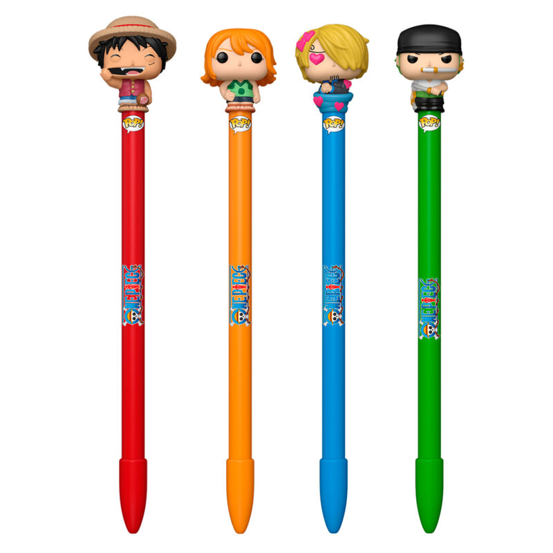 Bolígrafos Funko One Piece con toppers de personajes en surtido - 2
