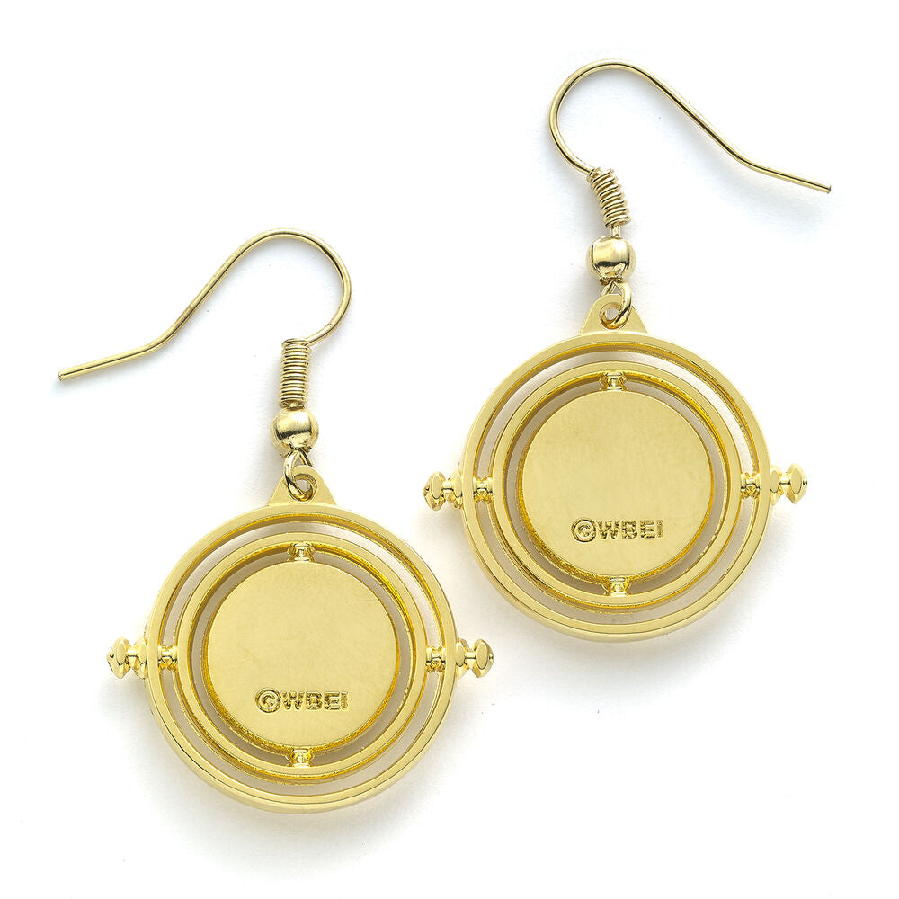 Pendientes dorados Giratiempos de Harry Potter - 3
