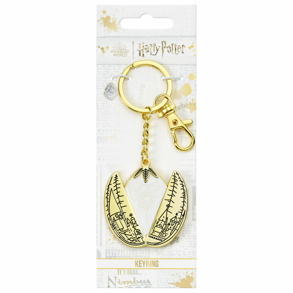 Llavero dorado Huevo de Oro de Harry Potter abierto - 2