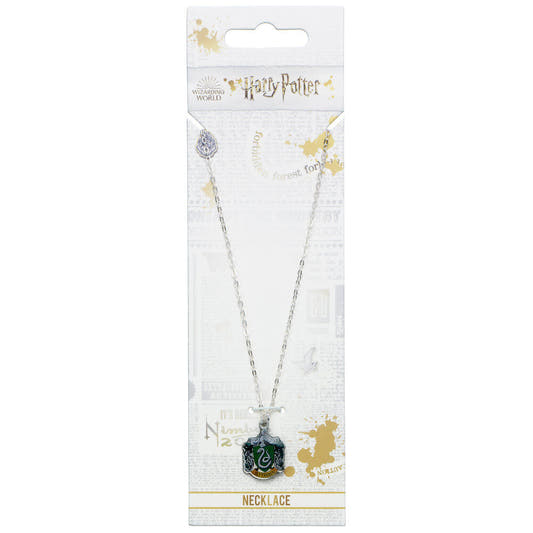 Colgante Slytherin de Harry Potter con cadena plateada - 2