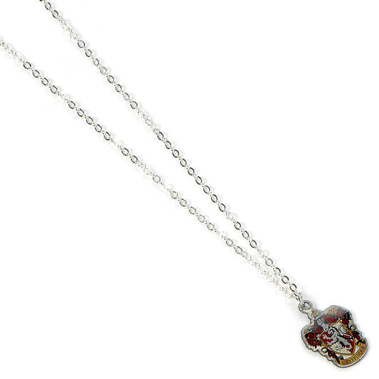 Colgante del escudo de Gryffindor de Harry Potter con cadena plateada - 3