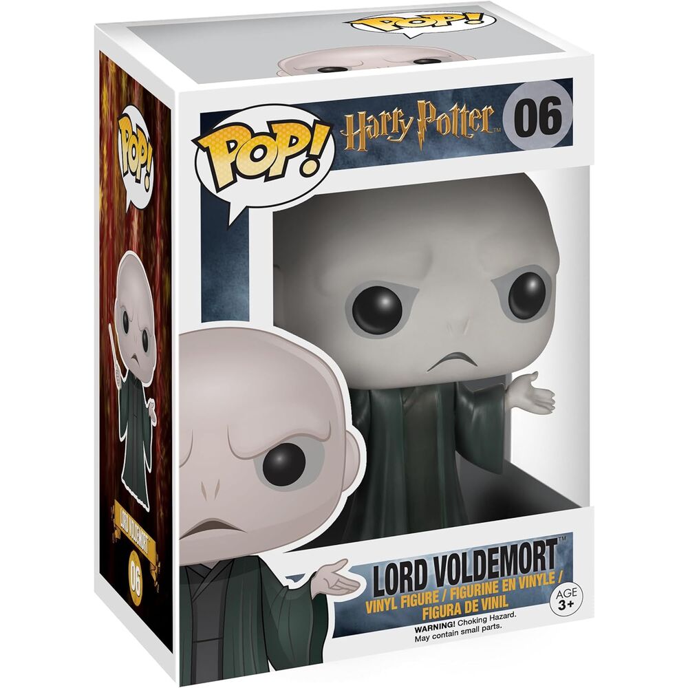 Figura Funko Pop! de Lord Voldemort con túnica verde y varita - 3