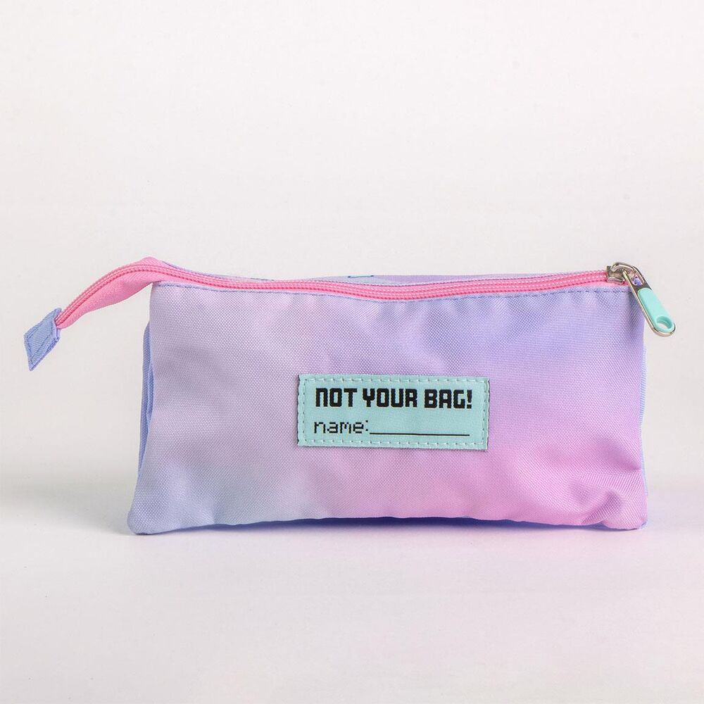Portatodo triple de Stitch Disney en tonos rosa y lila - 2