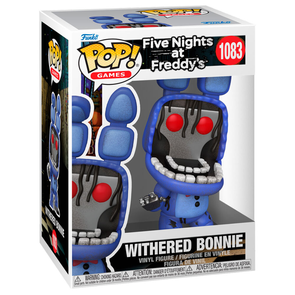 Figura FUNKO POP! de Withered Bonnie azul con ojos rojos - 2