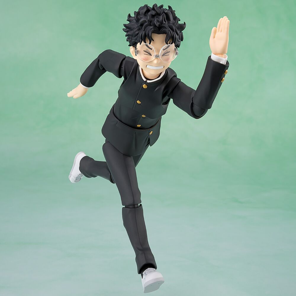 Figura articulada S.H.Figuarts de Okarun de Dandadan con uniforme negro y gafas - 3