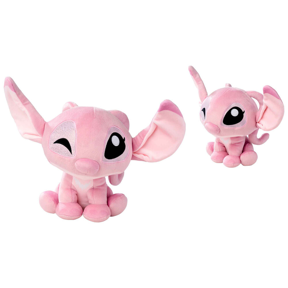 Peluche rosa de Angel de Stitch Disney Doorables sentado - 2