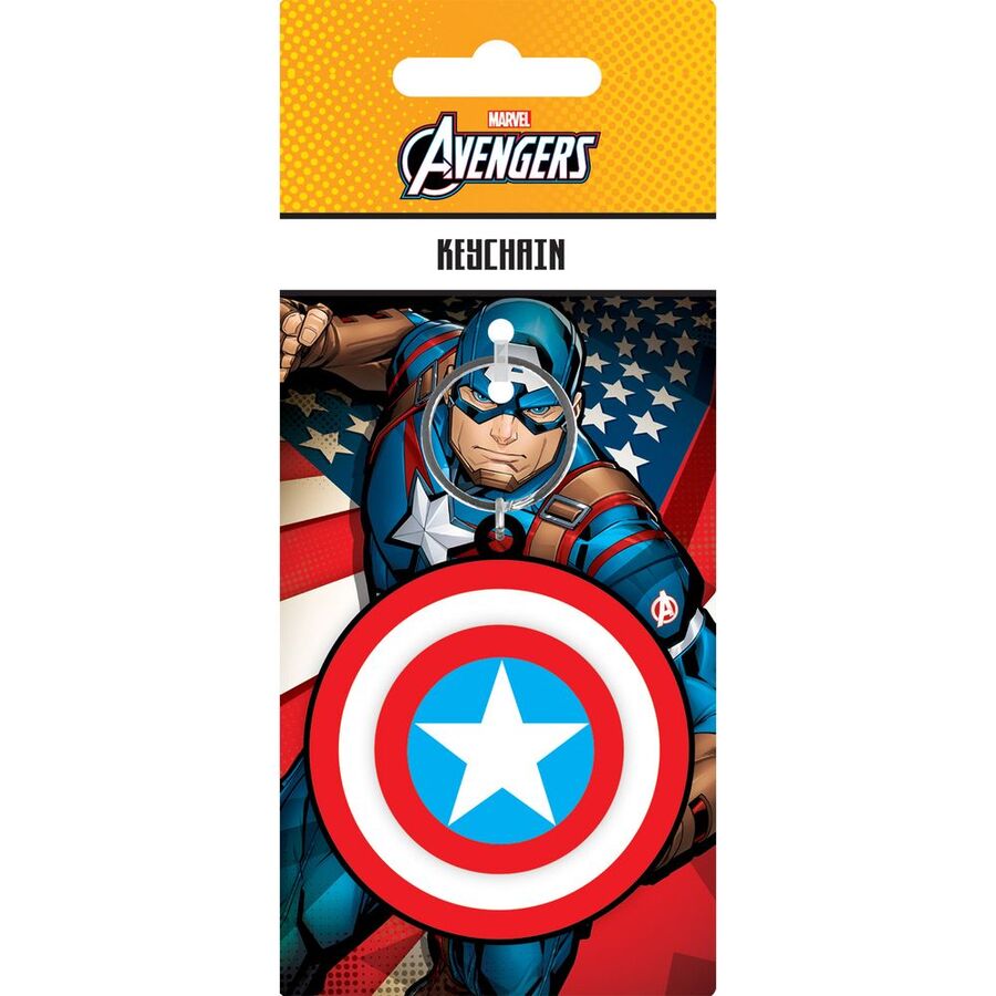Llavero con escudo del Capitán América Marvel Avengers
