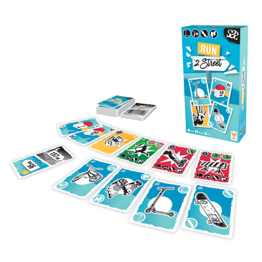 Caja del juego de cartas Run 2 Street de TOPI GAMES - 2