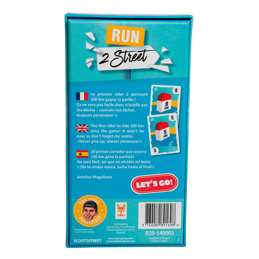 Caja del juego de cartas Run 2 Street de TOPI GAMES - 4