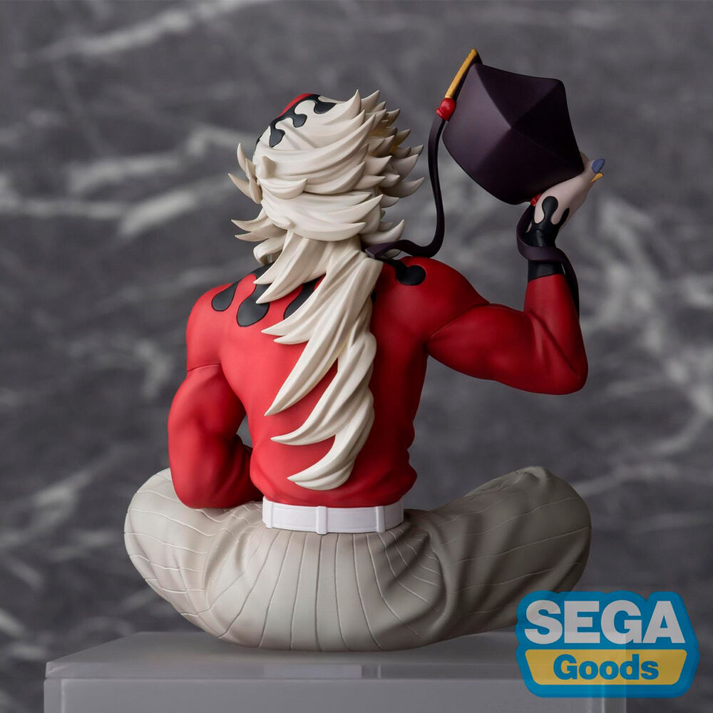 Figura de Douma de Demon Slayer sentado con atuendo rojo y negro - 3