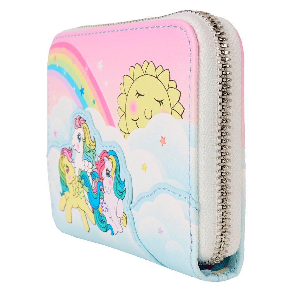Cartera Loungefly de My Little Pony rosa con tres ponis y arcoíris - 4