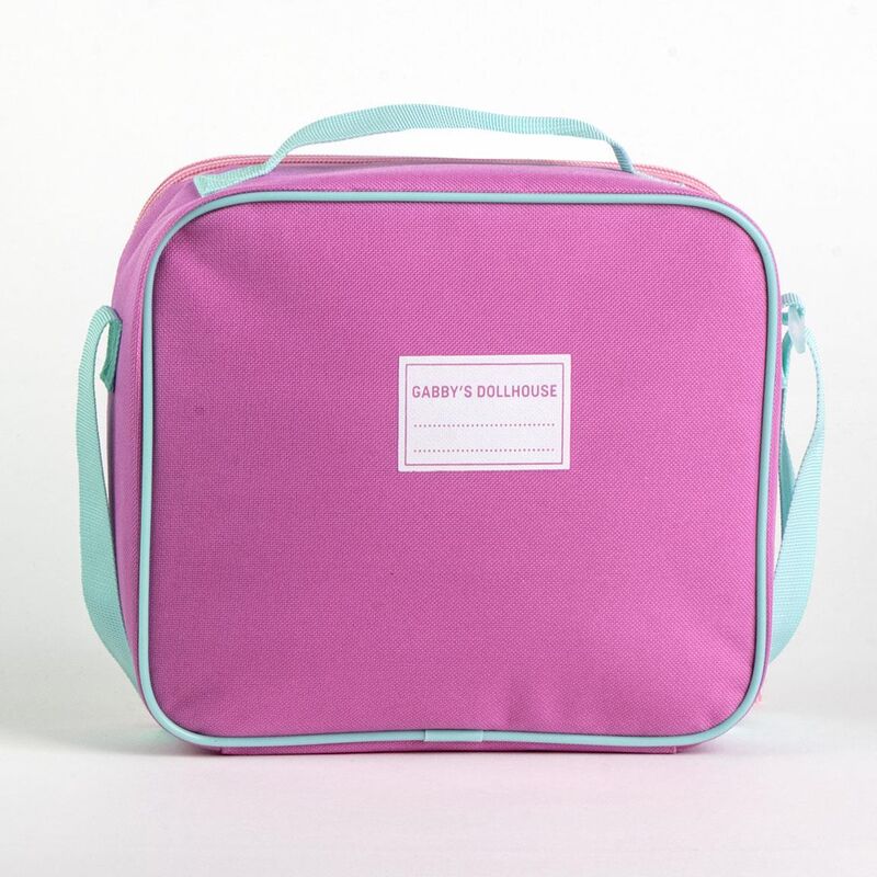 Bolsa térmica de merienda de La Casa de Muñecas de Gabby con Gabby y su gato - 3