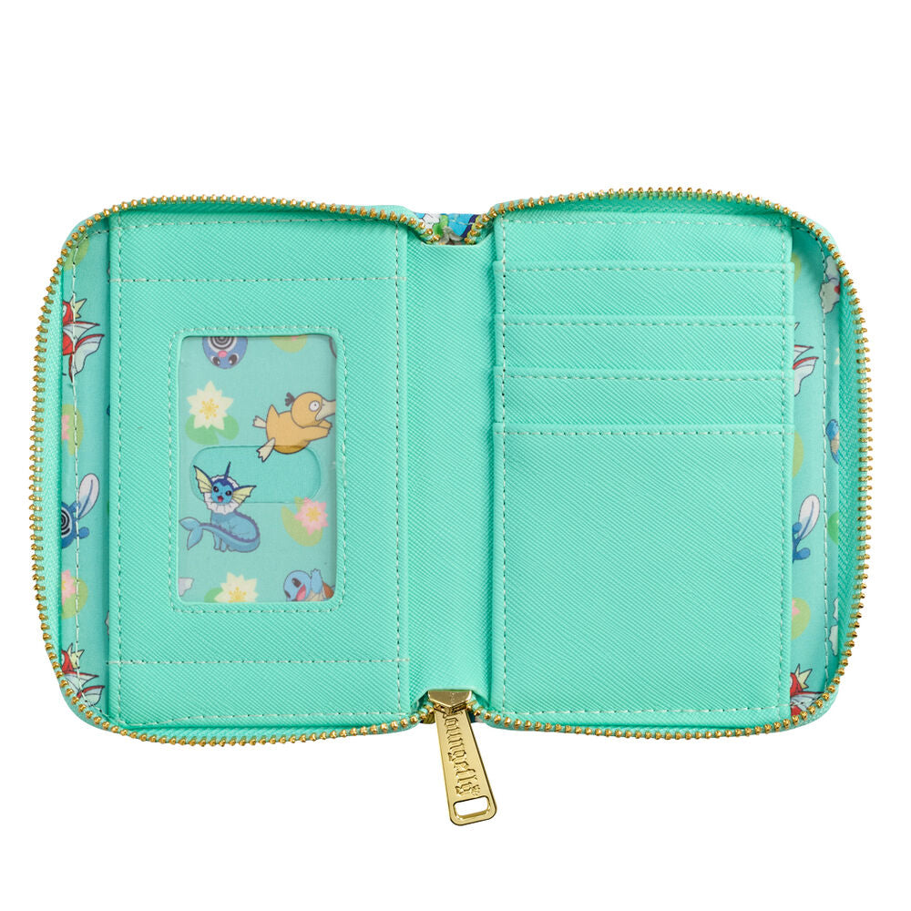 Cartera Pokémon Water Type LOUNGEFLY con estampado de Pokémon de tipo Agua - 4