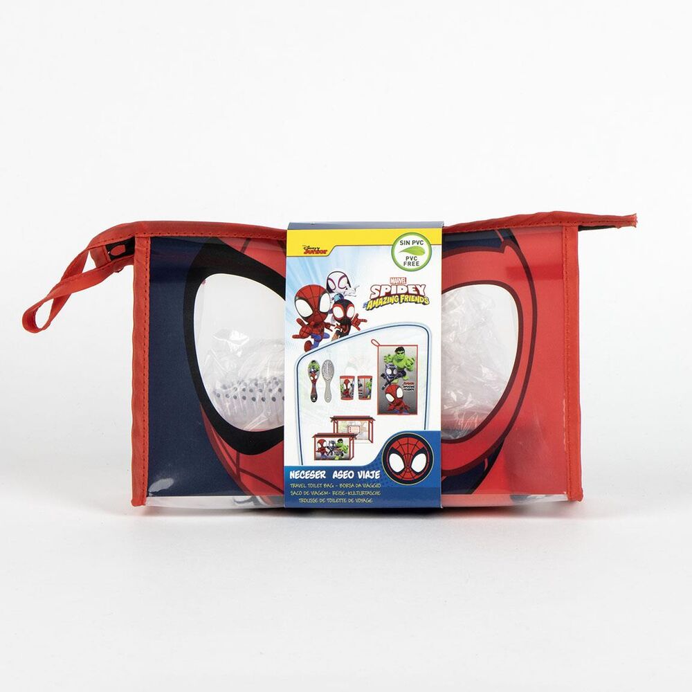 Neceser escolar Spidey Amazing Friends Marvel con frontal transparente - 5