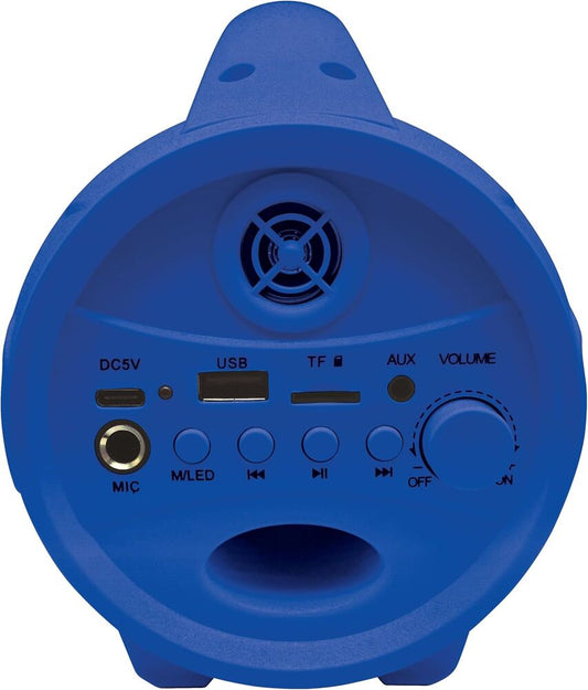 Altavoz karaoke azul de Spider-Man con micrófono - 2