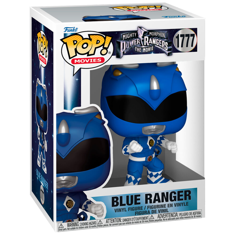 Figura Funko POP! Blue Ranger de Mighty Morphin Power Rangers - 2