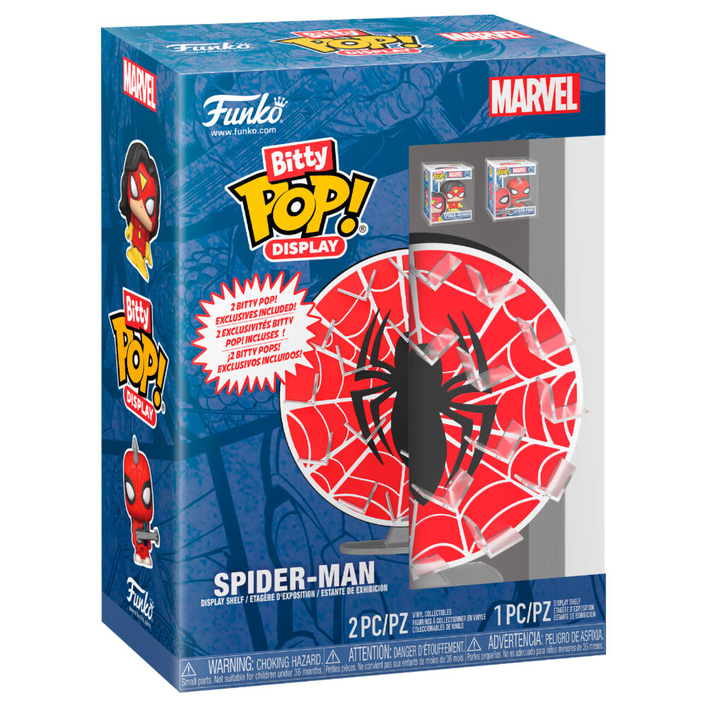 Display FUNKO Bitty POP! Marvel Spider-Man con telaraña roja - 2