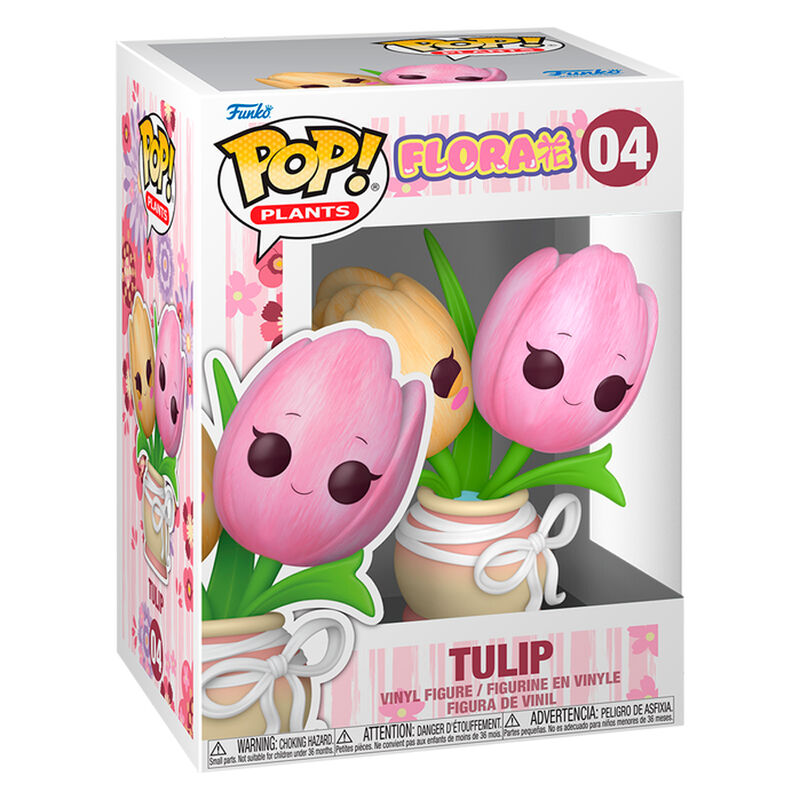 Figura FUNKO POP! Flora Tulip con dos tulipanes rosa y amarillo - 2