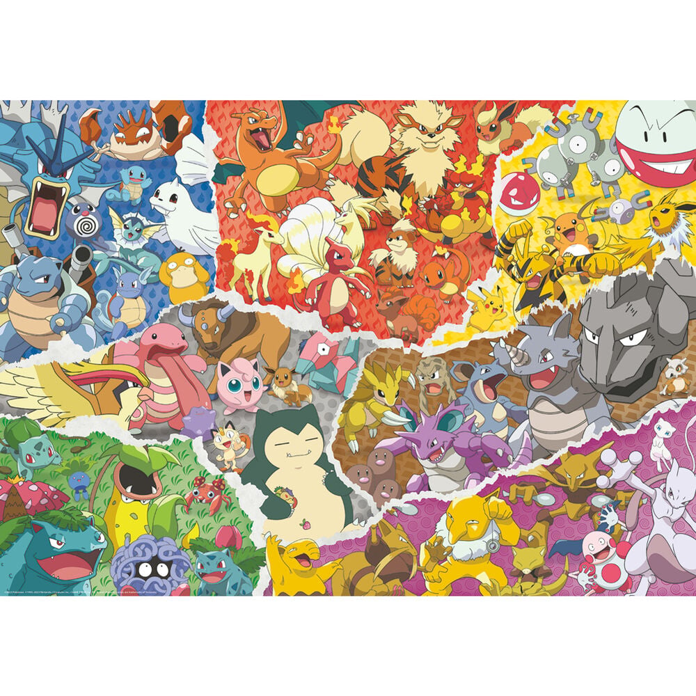 Puzzle Pokémon Ravensburger de 1000 piezas con numerosos personajes - 3