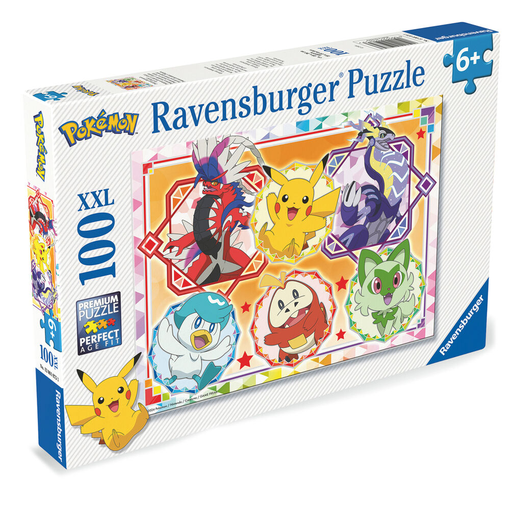 Puzzle Pokémon XXL Ravensburger de 100 piezas con Pikachu - 2