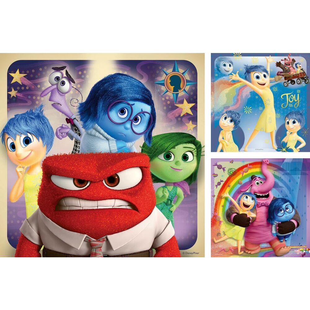 Caja de 3 puzzles Ravensburger de Disney Pixar Del Revés - 2