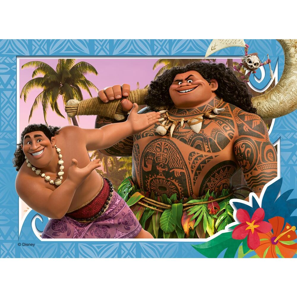 Caja de 4 puzzles Vaiana 2 Disney de Ravensburger - 6